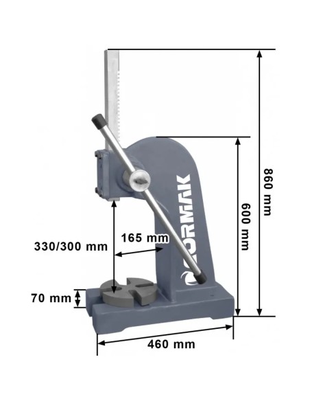 Presa Mandrina AP3, forta 3t, perfecta pentru ateliere