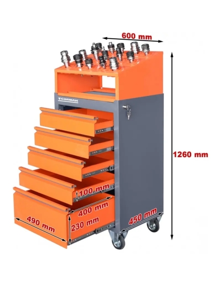 Dulap Scule CNC RS250 - Stocare Eficienta