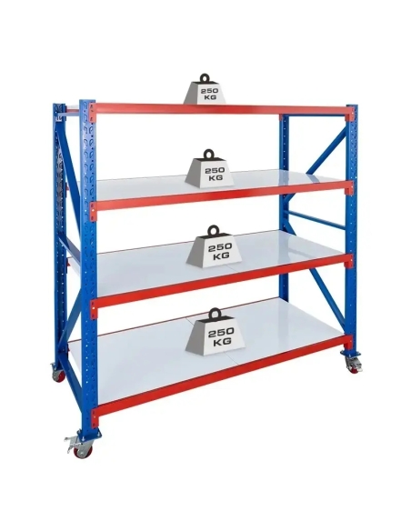 Raft depozitare mobil 1000kg cu roti
