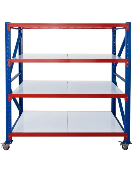 Raft depozitare mobil 1000kg cu roti