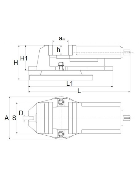 Menghina industriala de precizie Cormak 100x80 mm