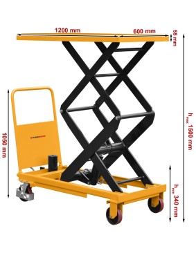 Masa cu lift mobila hidraulica Cormak TA75 2