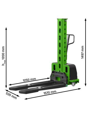 Stivuitor semi-electric Cormak B512 Auto