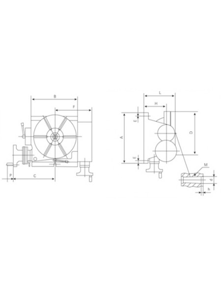 Masa rotativa orizontal si vertical inclinabila Cormak RTT 100