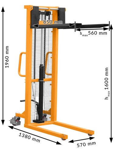 Stivuitor manual P516 | Cormak Polonia