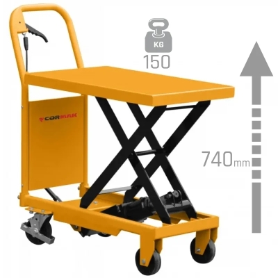 Platforma foarfeca TA15 - 150kg, ridicare 740mm