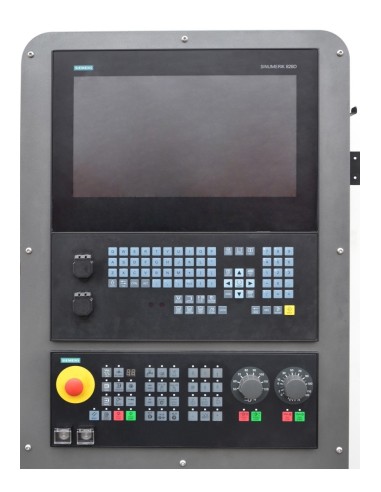 Este echipata cu controller CNC Siemens 808D