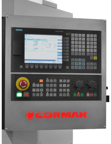 Este echipata cu controller CNC Siemens SINUMERIK 808D