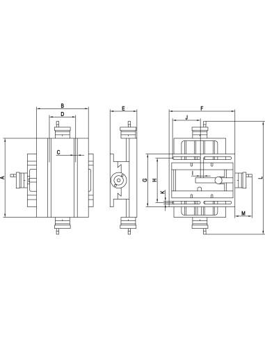 Masa cu deplasare in cruce Cormak 475 x 154 mm - diagrama