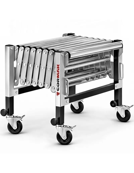 Transportor cu role extensibil, eficient CORMAK