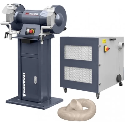 Polizor industrial CORMAK M300S cu suport aspirare