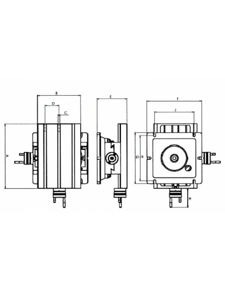 Masa rotativa cu deplasare precisa, KP1-303 330x220mm