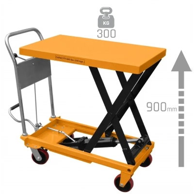 Platforma cu Roti TA30 - 300kg, Ridicare 900mm