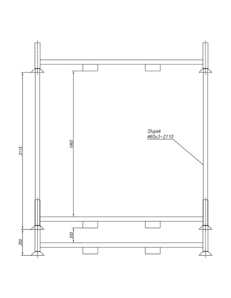 Raft depozit galvanizat puternic CORMAK