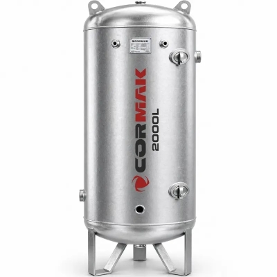 Rezervor presiune galvanizat vertical 2000 L, robust