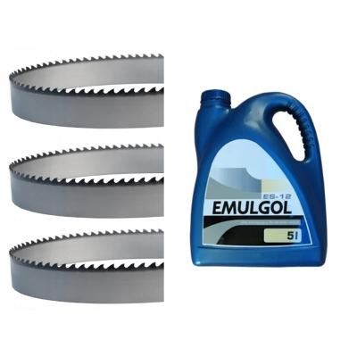 Set panze bimetalice 27x0,9x2910 si ulei emulgator 5L