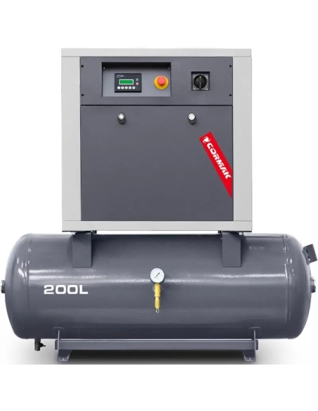 Compresor cu surub LUFT 700 5,5 kW pe rezervor 200 L