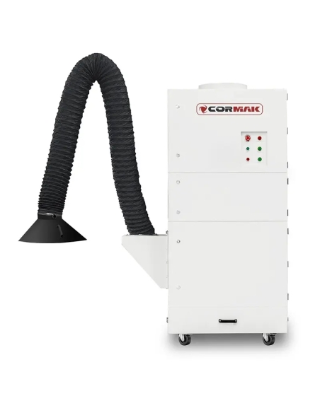 Extractor mobil fum sudura CORMAK OS4000M cu filtre cartus
