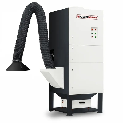 extractor fum sudura cormak os4000s - filtru cartus si recipient 50l 2