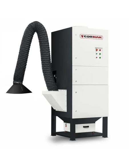 extractor fum sudura cormak os4000s - filtru cartus si recipient 50l