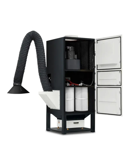 extractor fum sudura cormak os4000s - filtru cartus si recipient 50l