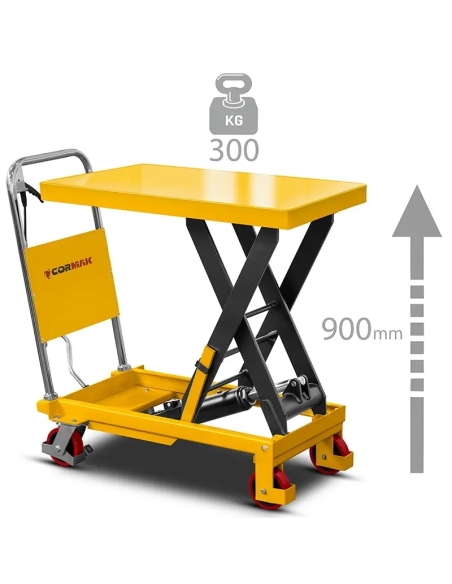 Platforma cu Roti TA30 - 300kg, Ridicare 900mm