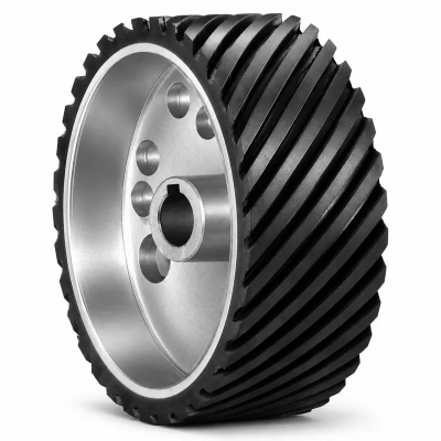 Roată cauciucată CORMAK SM75, contact 195x76 mm