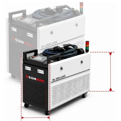 Masina sudura laser FIBER 2000W 3in1 compacta 2