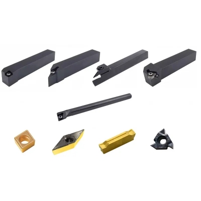 Set cuțite strung 20×20 mm cu plăcuțe din carbură