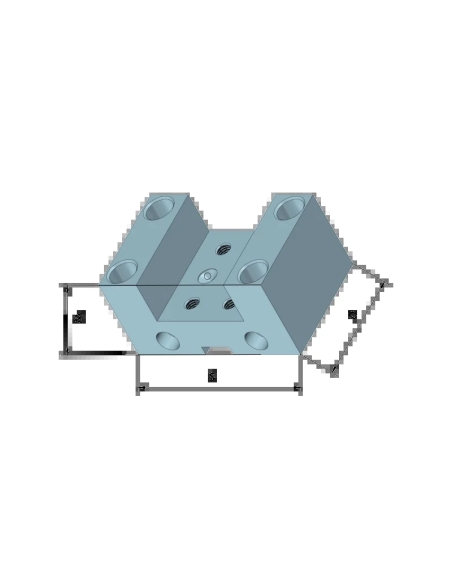 Suport cap sculă CORMAK OTW320 pentru cuțite 20x20 mm