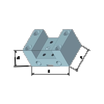 Suport cap de sculă OTW360 pentru prindere 20x20 mm 2
