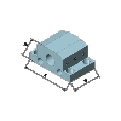 Suport portsculă OTW 63P pentru scule cilindrice Ø25 mm 2