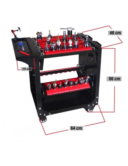Masă portscule SK30 BT30 DIN30 cu 40 prize stabile