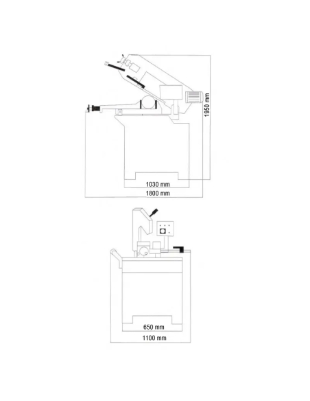 Fierăstrău cu bandă CORMAK G5025 pentru tăieri precise