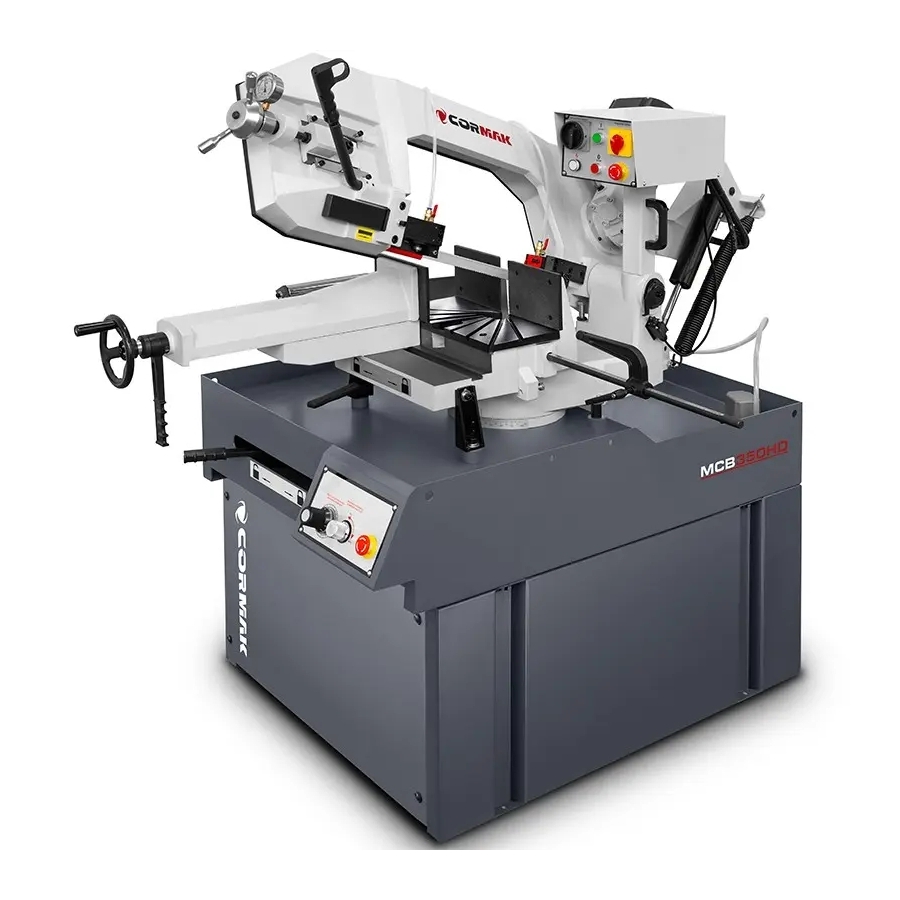 Fierăstrău cu bandă metal CORMAK MCB350HD pentru debitare precisă