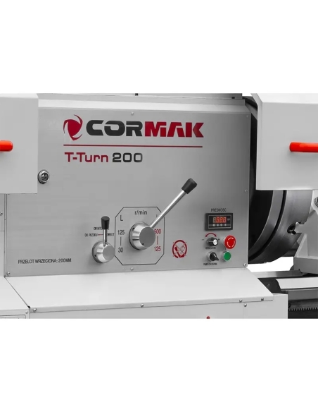 Strung pentru țevi CORMAK T-TURN 200 cu alezaj Ø200 mm