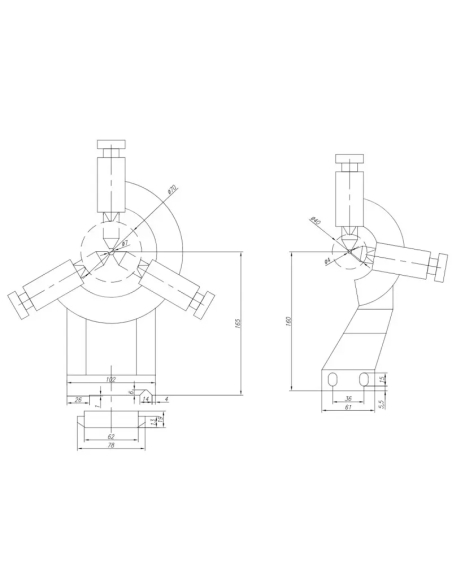 Suport fix și mobil TYTAN330 pentru strunjire stabilă