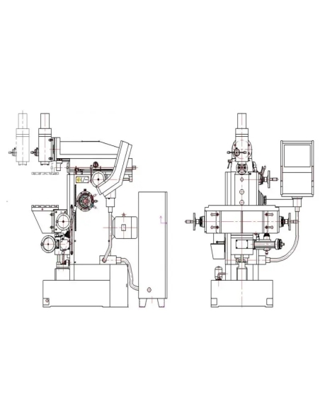 Mașină de frezat CORMAK XN830 pentru prelucrări precise