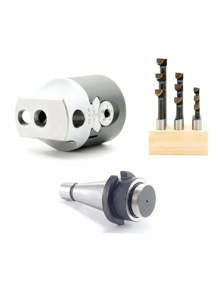Set de alezare ISO40 pentru găuri 10–125 mm