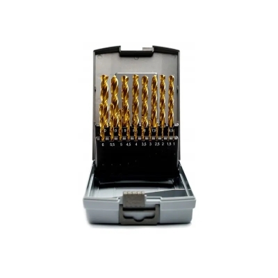 Set burghie HSS-E cobalt TiN pentru metal dur 2