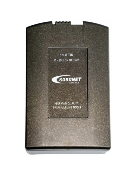 Set burghie HSS-E cobalt TiN pentru metal dur