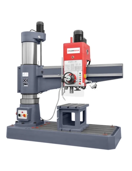 Mașină de găurit radială CORMAK RD1600x50, braț 1600 mm