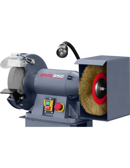 Polizor industrial CORMAK BMS250 cu disc, perie și bază