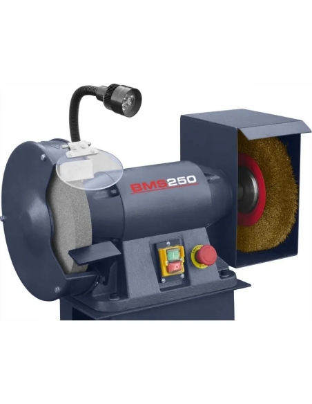 Polizor industrial CORMAK BMS250 cu disc, perie și bază