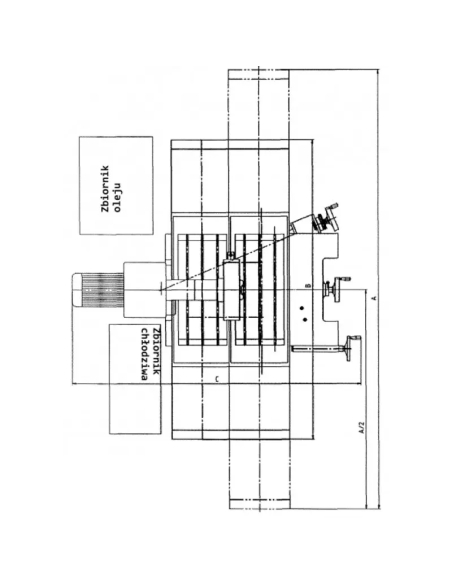 Mașină de rectificat suprafețe 300×1000 mm cu masă magnetică