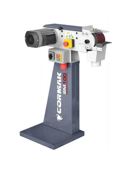 Șlefuitor cu bandă CORMAK SM100, stabil pentru metal