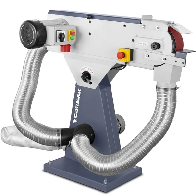 Șlefuitor cu bandă CORMAK SM75DC cu aspirare integrată 2