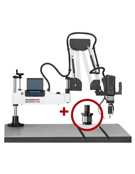 Mașină de filetat CORMAK cu braț rotativ 1700 mm
