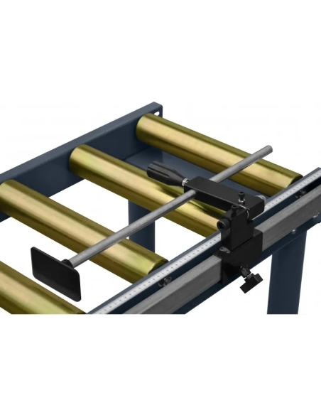 Conveior cu role CORMAK 1 m, cu riglă pentru tăieri precise