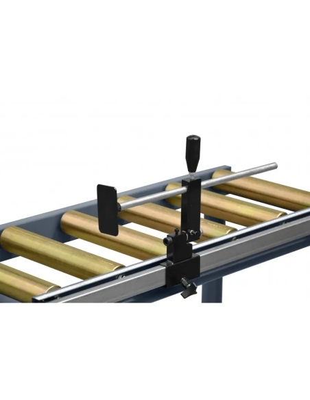 Conveior cu role CORMAK 1 m, cu riglă pentru tăieri precise